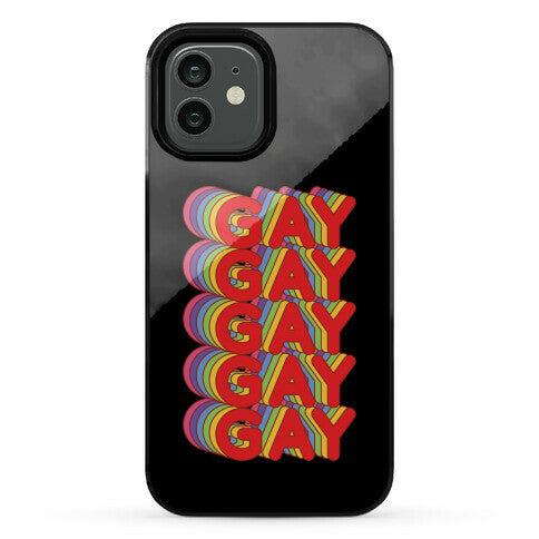 Gay Retro Rainbow Phone Case